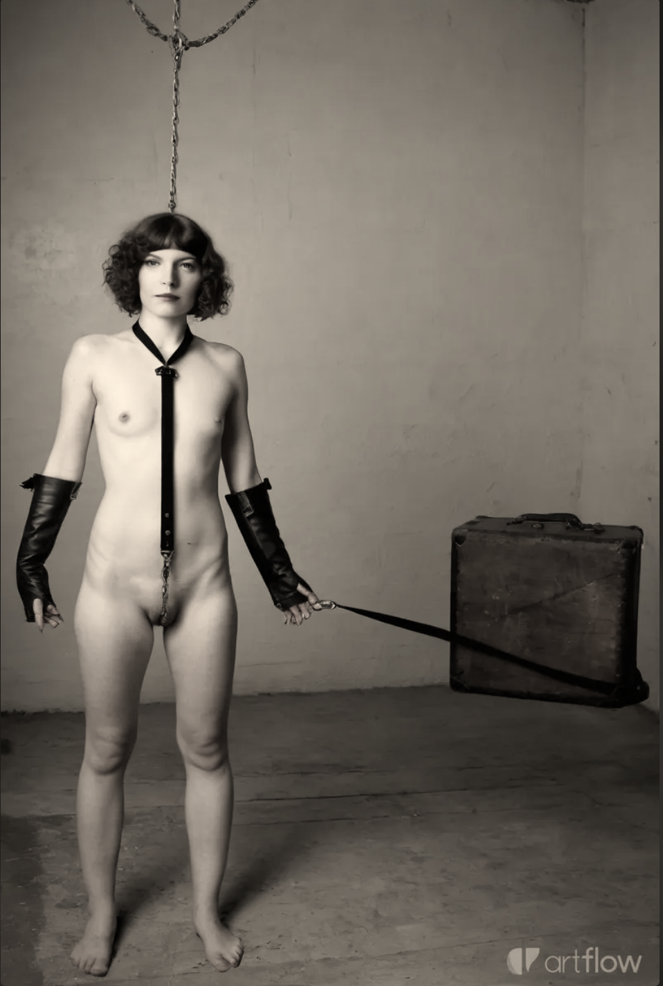 Claire Windsor 1920sFlapper in bondage AI — 36