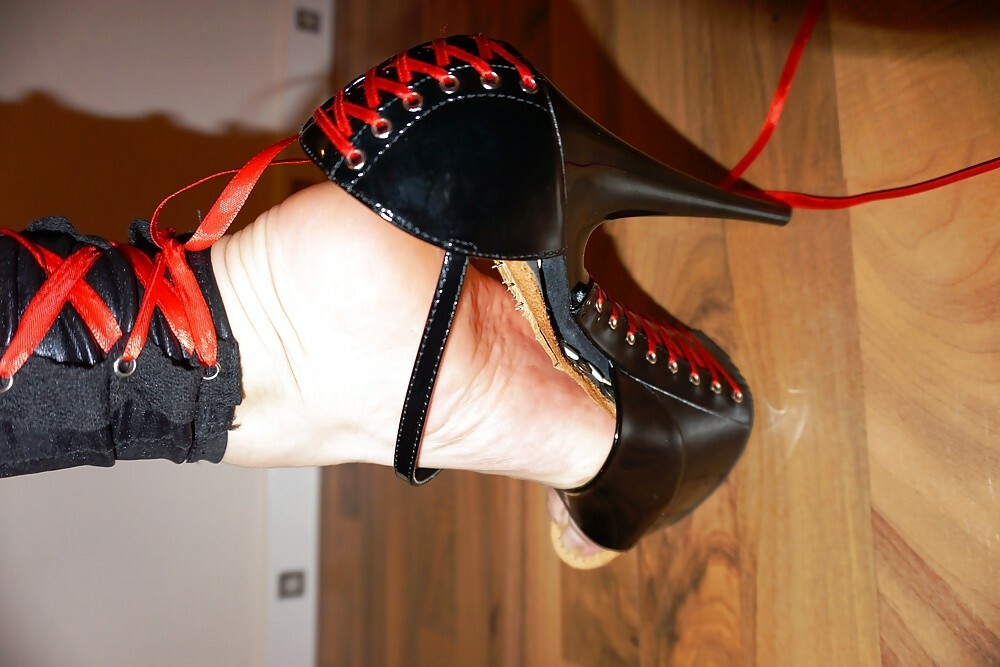 Punishment heels for the barefoot slave — 11