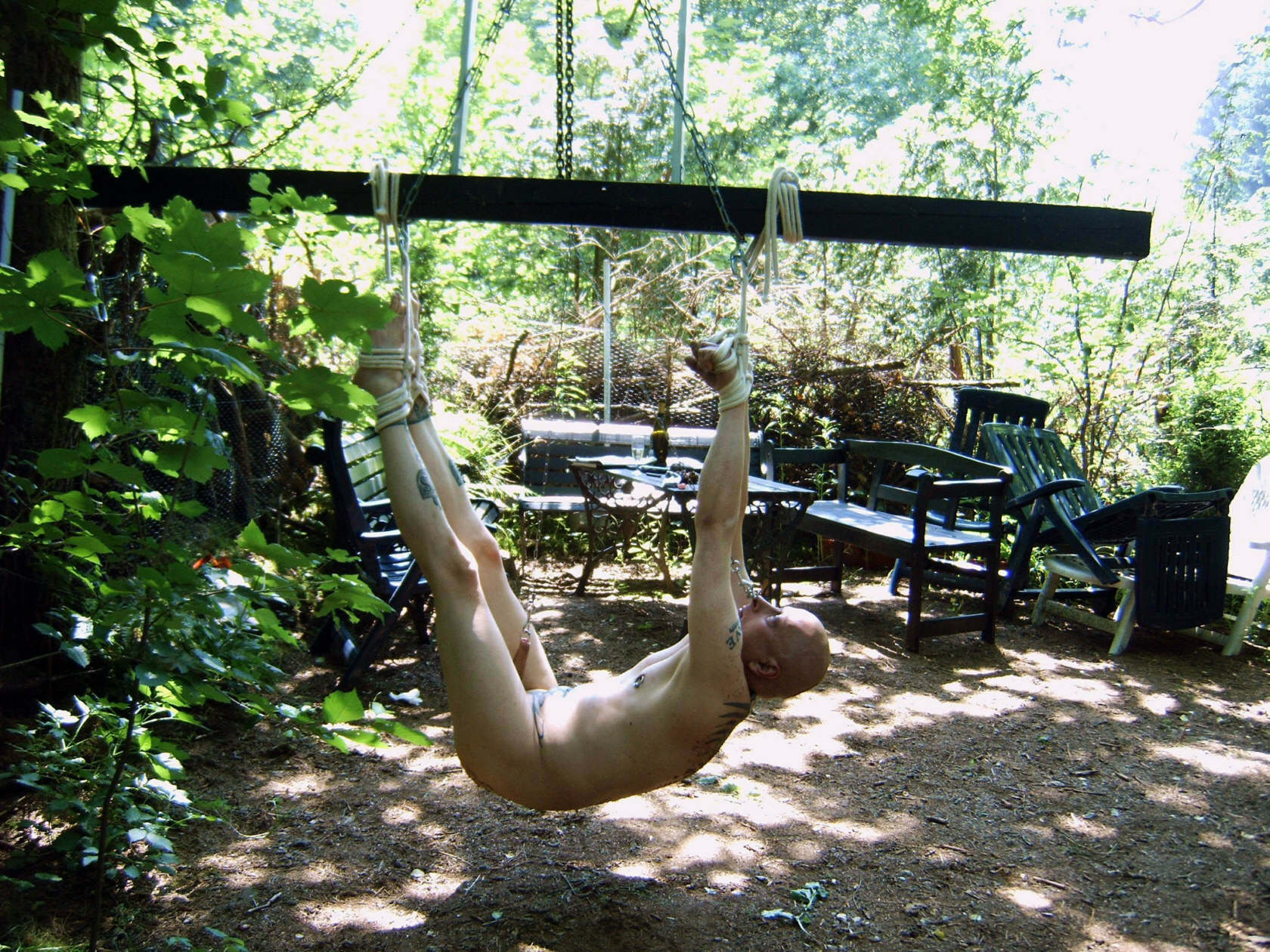 bdsm outdoor - male slut slave — 14