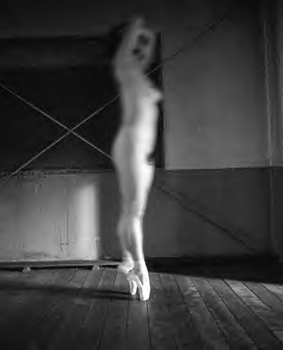 Nude Japanese Female Wearing Pointe Shoes Only — 29