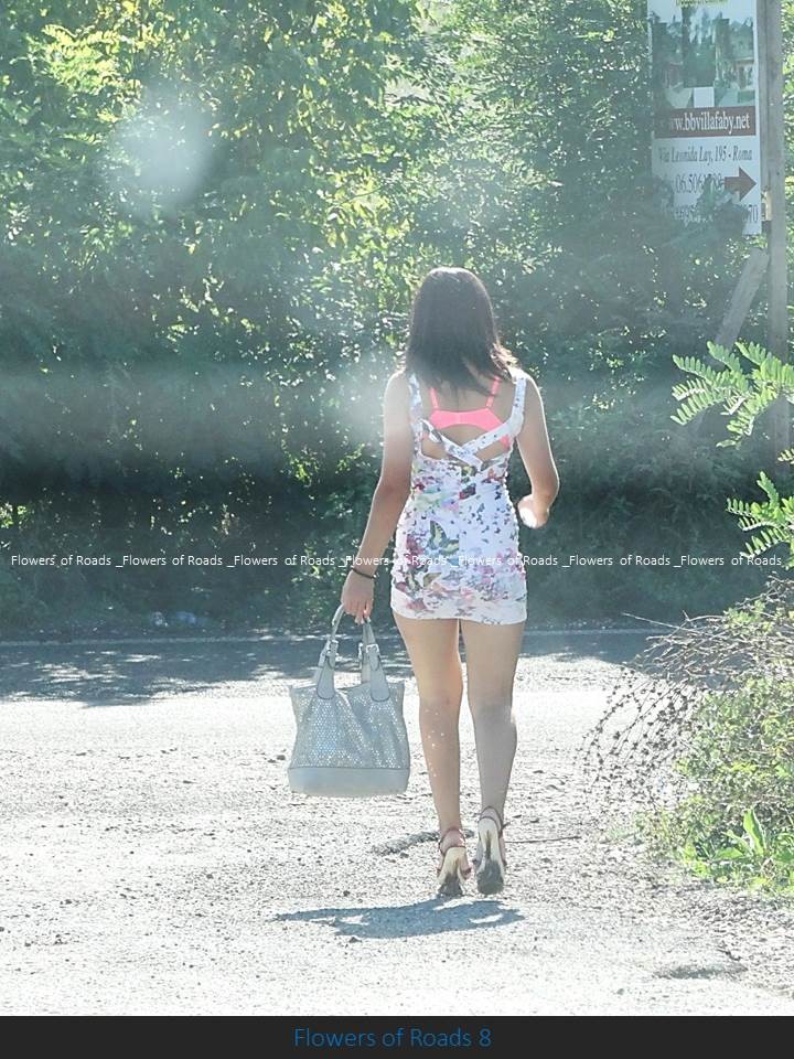 Brunette (ass)flowers of the road from Spain,Italy — 6