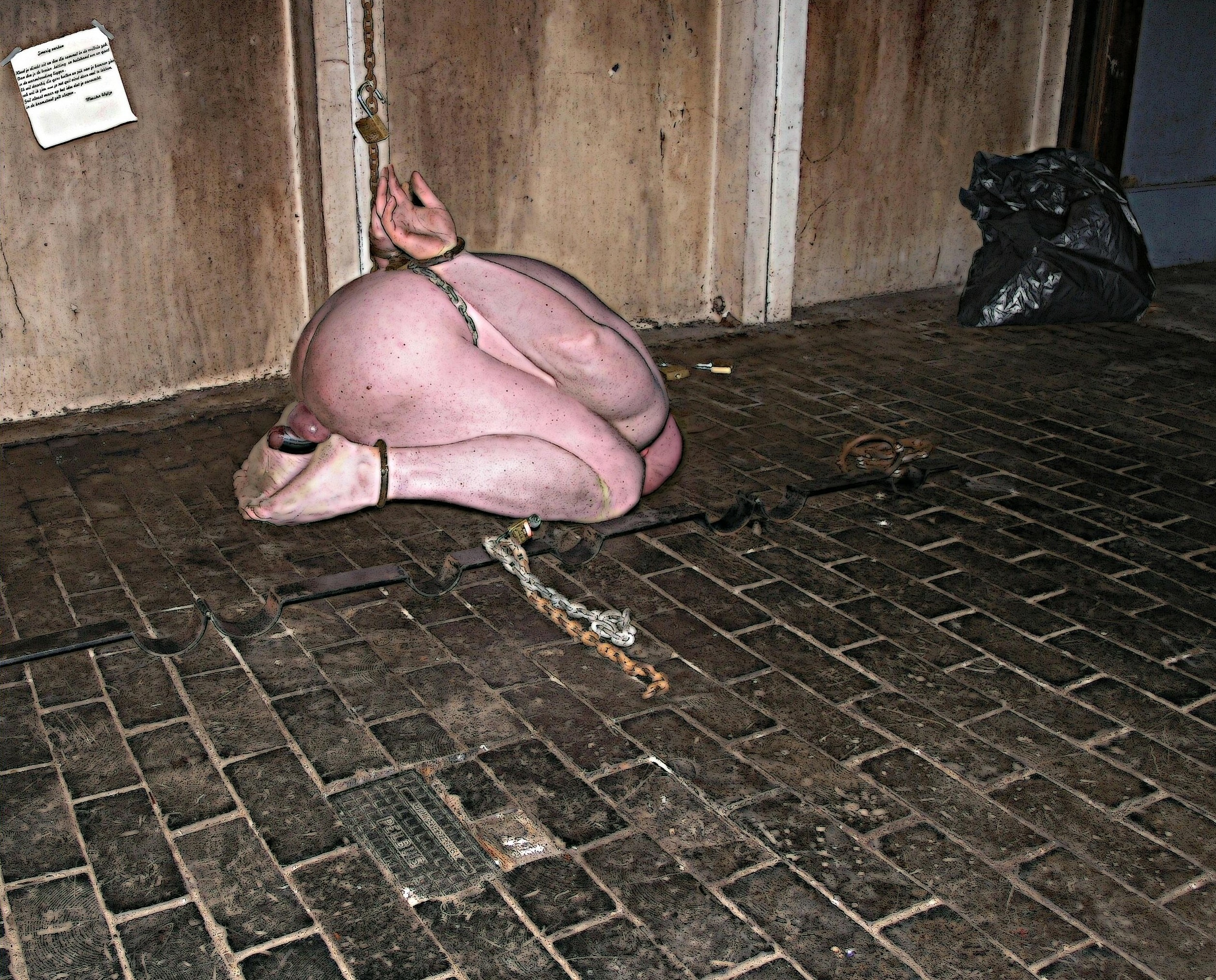 Hard bondage for a real submissive male — 6